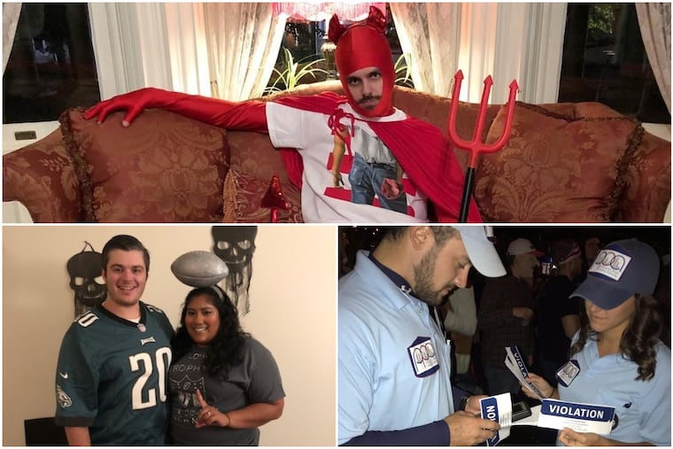 The Jersey Devil, the Lombardi trophy, and PPA enforcers make our roundup of this year's best Halloween costumes inspired by the Philly area.