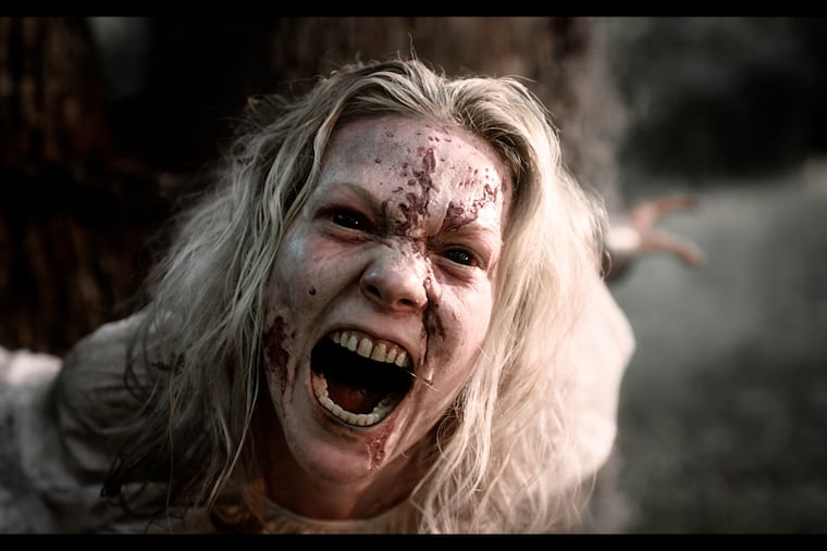 Heather DeVan as Sarah Winbourne in the horror film, “ALONG CAME THE DEVIL II,†a Gravitas Ventures film