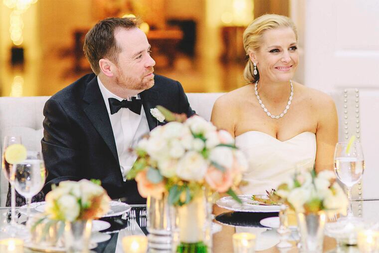 Newlyweds Charlie Bowles and Julie Martinez.