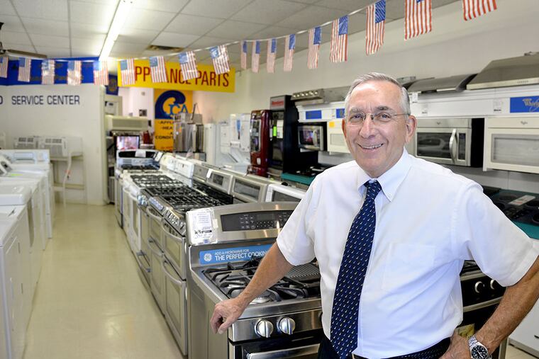 Ralph Wolff, owner of Jersey Coast Appliance in Toms River, survived a recession and Hurricane Sandy, and now he is graduating from a national small-business education program funded by Goldman Sachs. (TOM GRALISH / Staff Photographer)