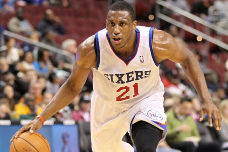 Thaddeus Young. (Yong Kim/Staff Photographer)