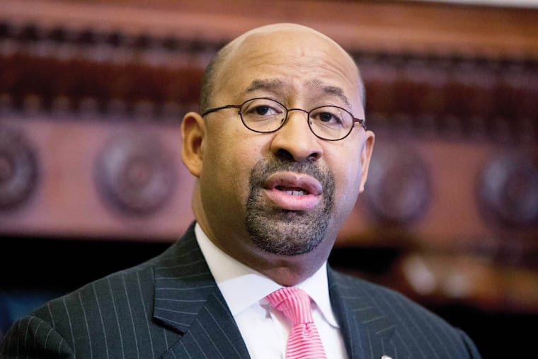 Mayor Nutter and his fellow Democrats of Philadelphia's statehouse delegation saw the cigarette tax approved. (AP Photo/Matt Rourke/File photo)