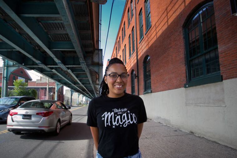 Alicia Montague-Keels, who teaches at a Philadelphia charter school, lives in the Oxford Mills apartments. (ALEJANDRO A. ALVAREZ / Staff Photographer)