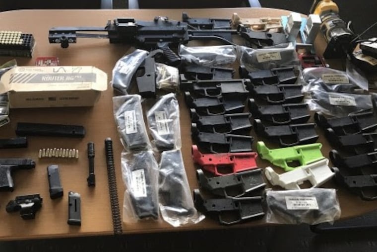 Law enforcement recovered dozens of items at Soto's home, including gun parts, ammunition, and partially assembled weapons.
