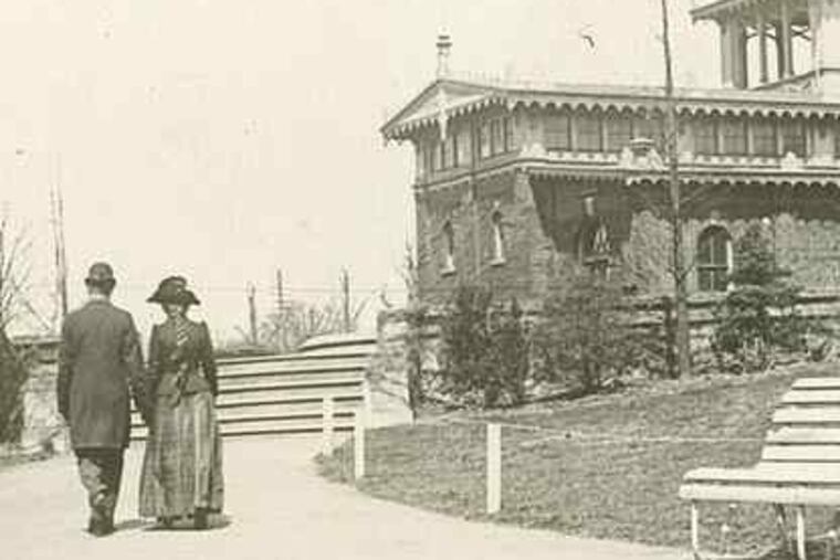 The Philadelphia Zoo, a nice place for a date, in the 1800s.