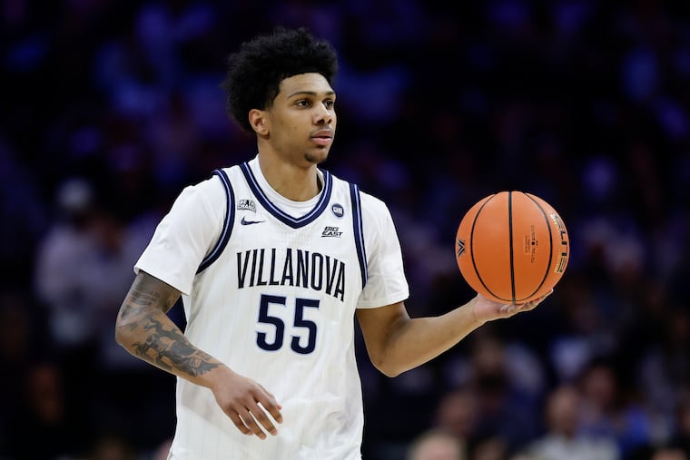 Point guard Acaden Lewis is averaging 12.5 points and 5.3 assists in his freshman season at Villanova.