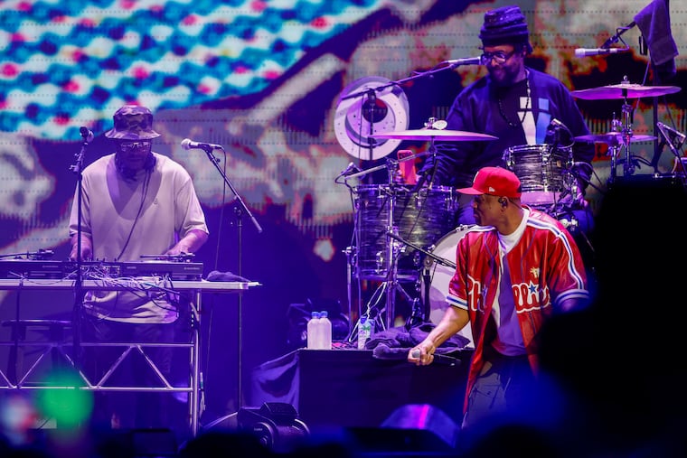 Will Smith and DJ Jazzy Jeff (left) perform at One Philly: Unity Concert for America on the Benjamin Franklin Parkway Sunday, July 5, 2026, in Philadelphia.