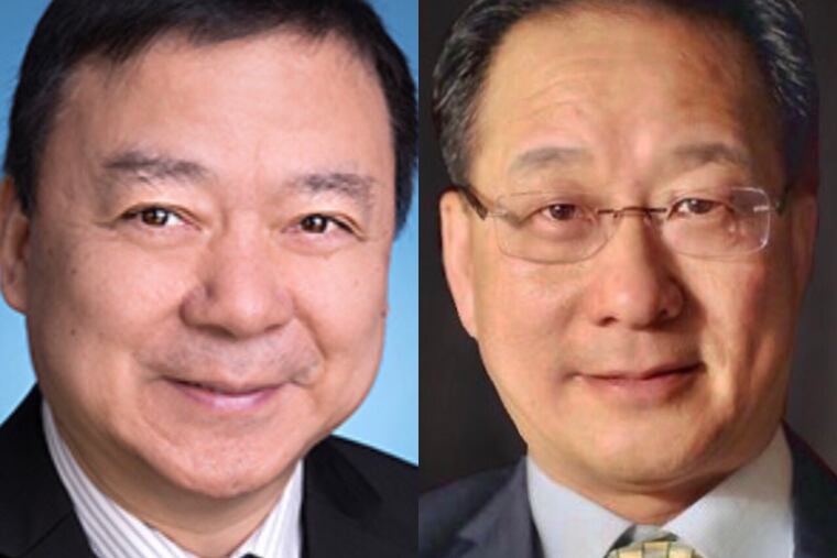 Left: Chris Yu, founder and chief executive of Anpac Bio. Right: Shaun Gong, deputy president of Anpac's branch in North America.