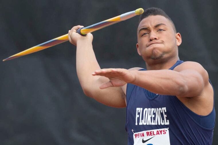 Florence's Curtis Thompson threw the javelin 224 feet, 10 inches at the Meet of Champions. "I know what I'm doing and how to throw it," he said.