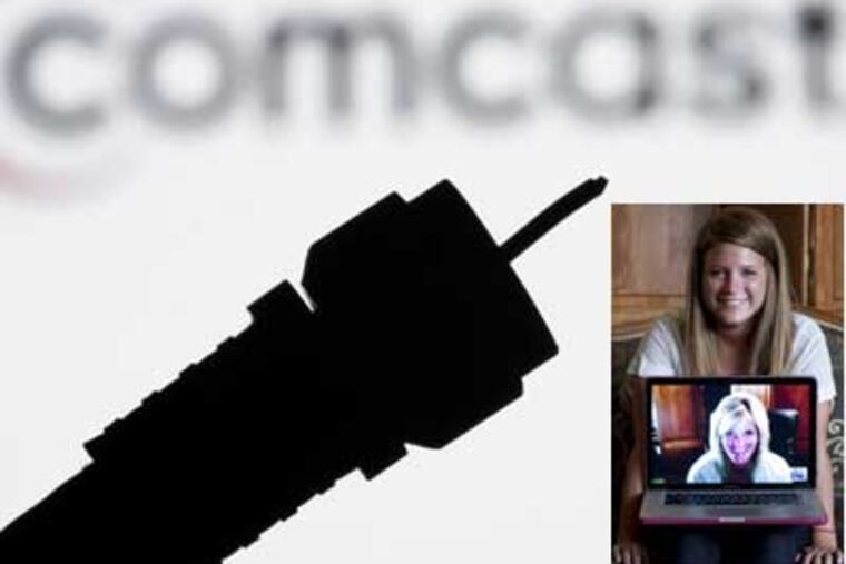 Partnering with Comcast will allow Skype to spread its calling software to more consumers. (Comcast photo: Matt Rourke/AP; Skype photo: David Pierini/Chicago Tribune/MCT)