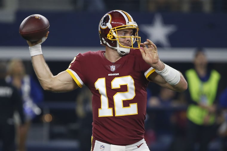 Colt McCoy has taken over at quarterback for Washington.