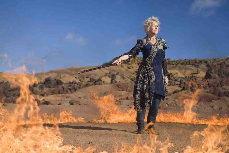 In Julie Taymor's "The Tempest" Mirren plays sorceress Prospera, a sex-changed, maternal interpretation of Shake- speare's protagonist.