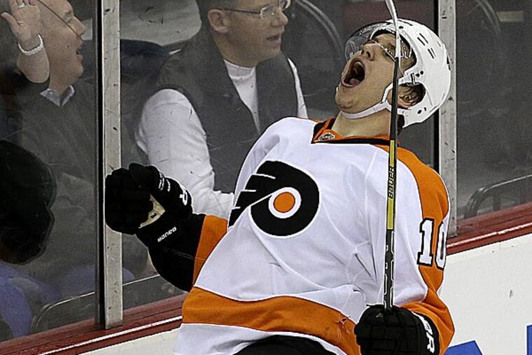 The Flyers' Brayden Schenn. (Julio Cortez/AP)