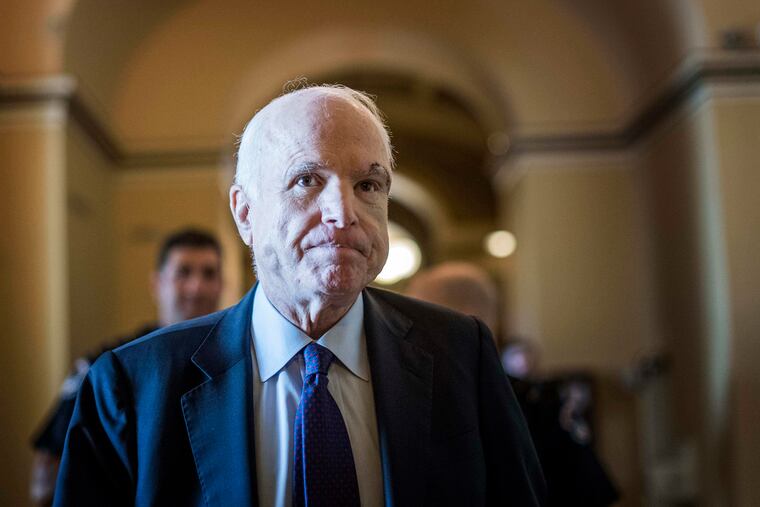 In a dramatic showdown on the Senate floor, Sen. John McCain, R-Ariz., stunned his colleagues by joining two other Republicans to reject the latest attempt to rewrite the ACA.