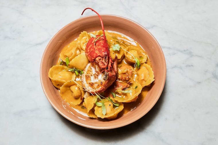 Lobster pasta at Savú, 208 S. 13th St.