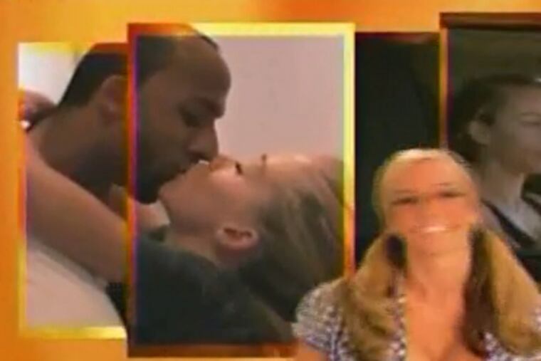 Lovebirds Hank Baskett and Kendra Wilkinson in an affectionate moment, from the intro to "Kendra," her reality show in E!