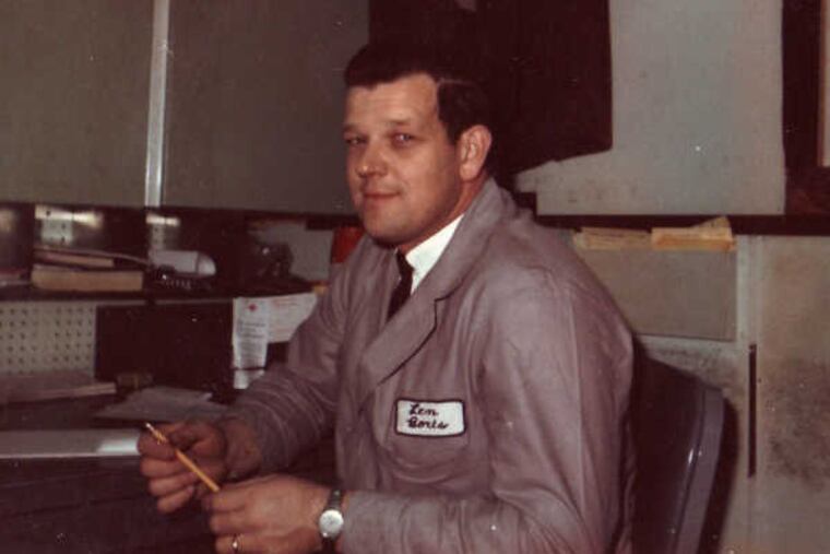 Leonard J. Boris worked many jobs over the years to support his family.
