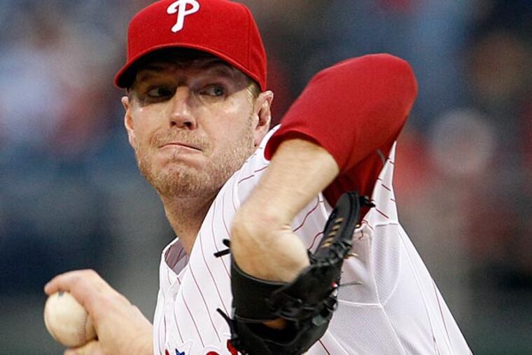 Phillies starting pitcher Roy Halladay. (Yong Kim/Staff Photographer)