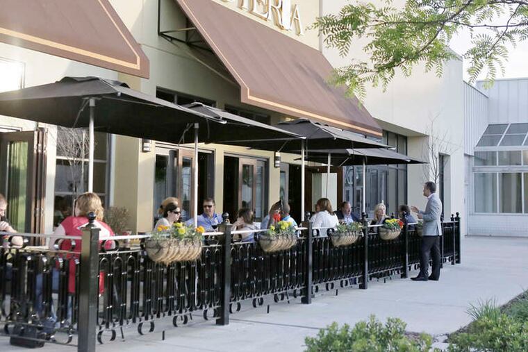Osteria is between Boscov's and Sears at the Moorestown Mall. It's one of many upscale eateries that are generating business at the region's malls.