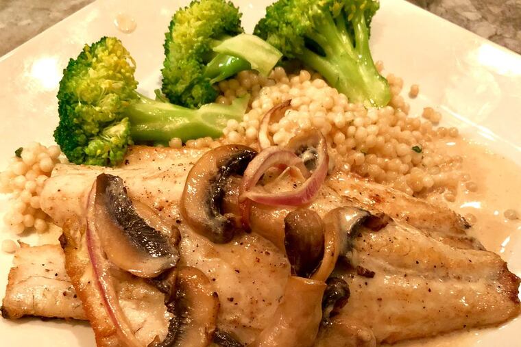 Branzino special at Seafood Unlimited.