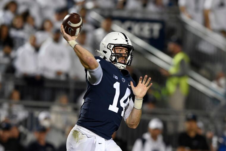 Penn State quarterback Sean Clifford took some snaps with the first team during Wednesday's practice.