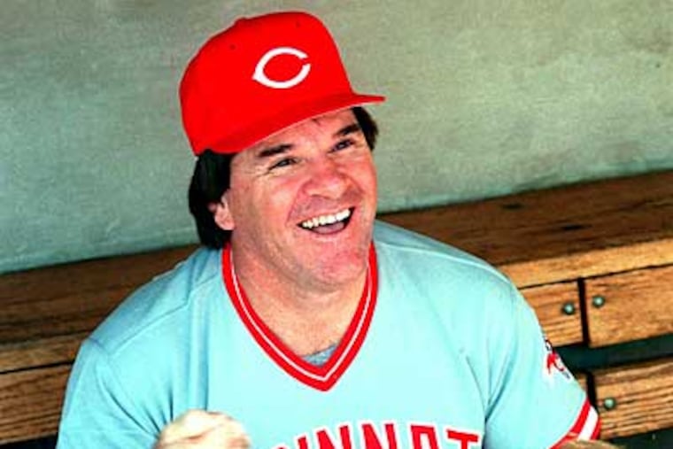 The contract that banned Pete Rose from baseball is now up for auction. (AP)