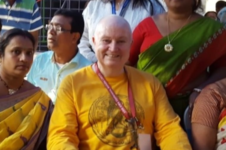 Ed Grusheski, developer and first director of Fairmount Water Works, at a 2017 water resources conference in Calcutta.