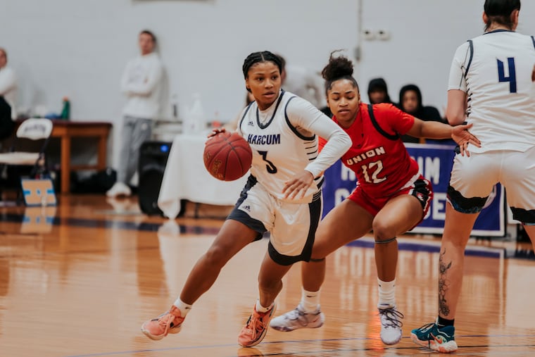 Sophomore Amaris Baker averaged 27 points for Harcum College and is taking her talents to Drexel.