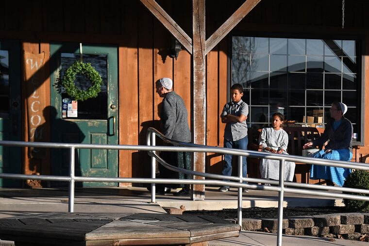 Visitors to Trickling Springs Creamery in Chambersburg, Pa.