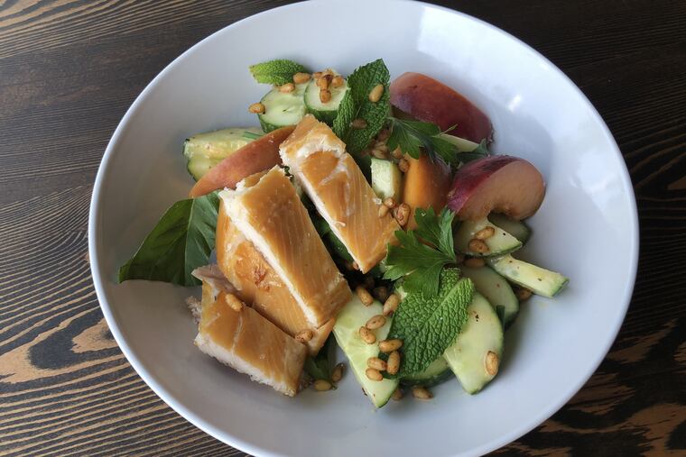 Smoked trout salad is on the menu at The Lucky Well in Warrington.