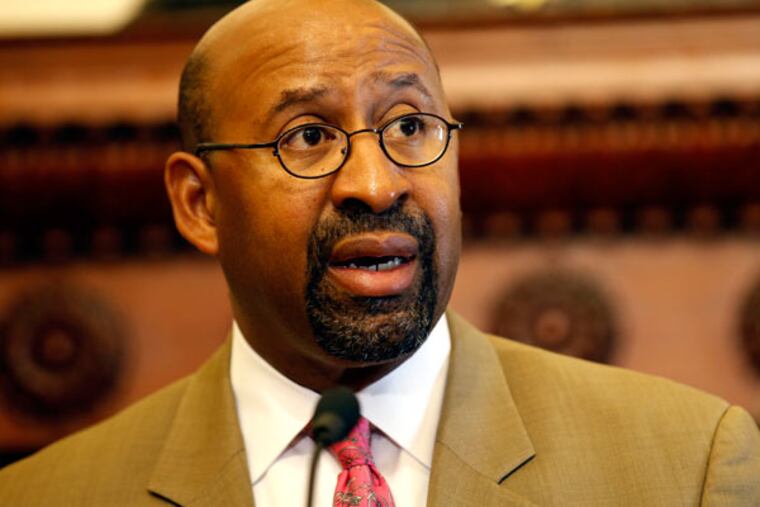 Mayor Nutter announces more details Thursday on Pope Francis' visit. (YONG KIM/Staff Photographer)