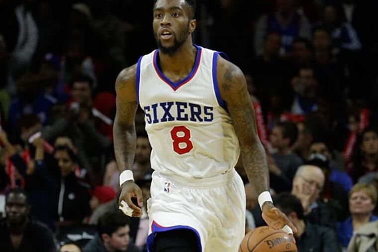 Philadelphia 76ers' Tony Wroten in action during an NBA basketball game against the Chicago Bulls, Friday, Nov. 7, 2014, in Philadelphia. (Matt Slocum/AP)