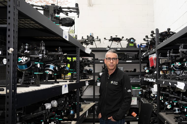 Brandon Torres Declet, CEO of Exyn Technologies, in 2024 at the company's headquarters on Washington Avenue. The company's IPO was Monday.