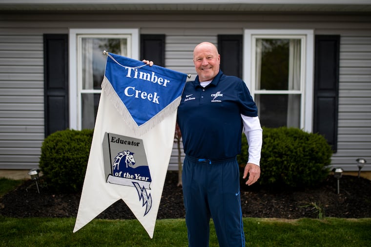 Chuck Newsom, a special-education teacher and long-time assistant coach in multiple sports, was recently named Timber Creek High School's Educator of the Year.
“I’m flattered, humbled,” Newsom said. “They came to the house and knocked on the door. I didn’t know what it was. I’m real proud to work at Timber Creek. I enjoy the kids enthusiasm and the energy they have. It’s rewarding.”