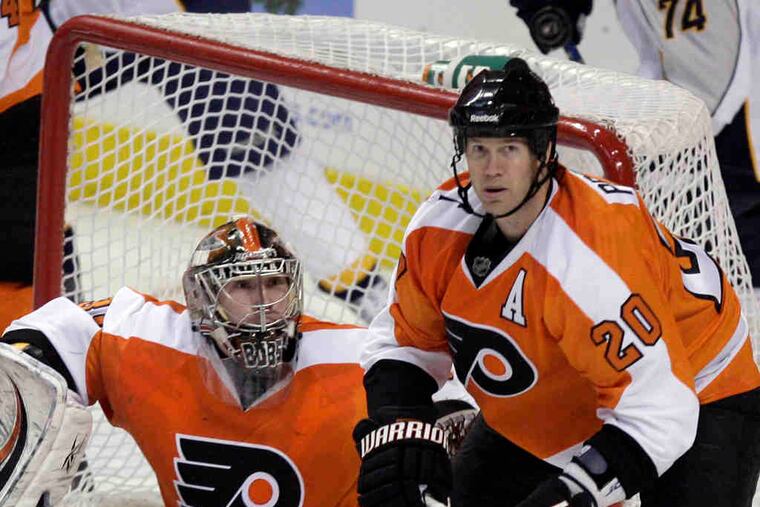 Defenseman Chris Pronger missed the final 16 regular-season games and did not practice again yesterday.