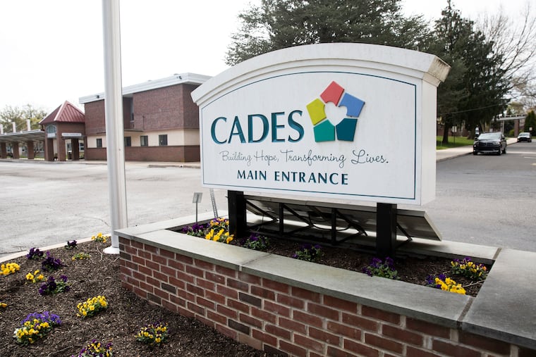 The exterior of CADES in Swarthmore. Swarthmore Borough is asking a county judge to keep a group home from housing COVID-19 positive patients in a former school building on its property.