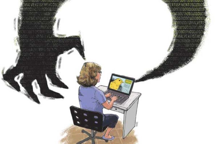 A look into latest spyware software. (Illustration by Chuck Todd)