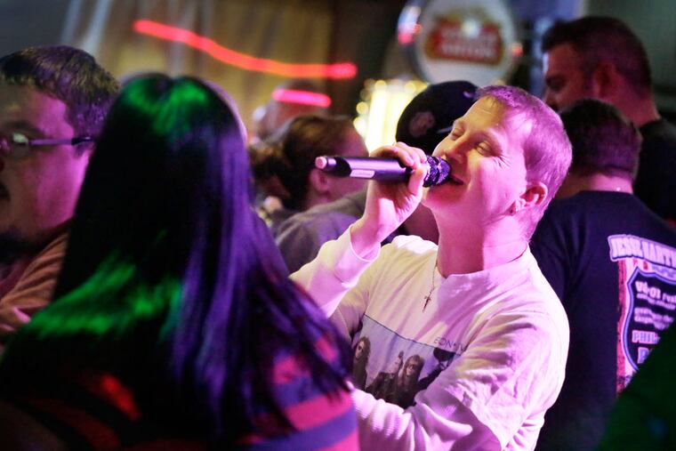 Walter Kosierowski, known in Donna’s as Wallygator, sings.