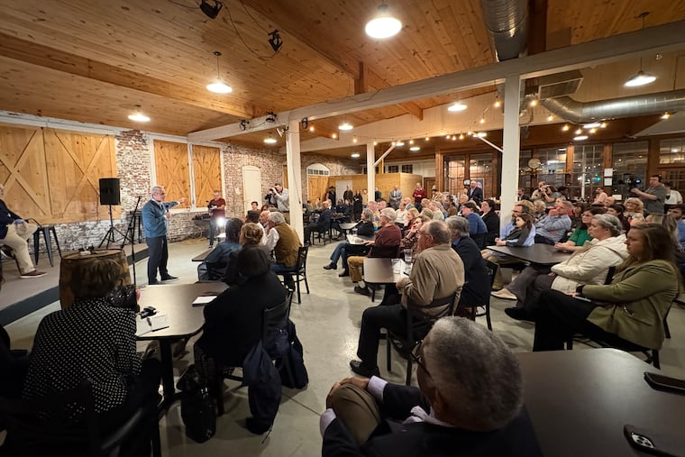 Rahm Emanuel talks about education at a town hall meeting in Water Valley, Miss., on Jan. 7.
