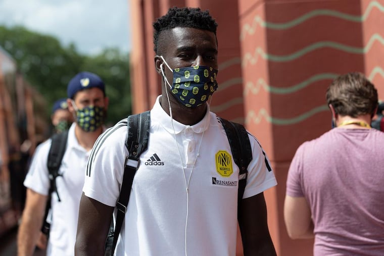 Nashville SC players and staff arrived in MLS' Disney World bubble on July 5.