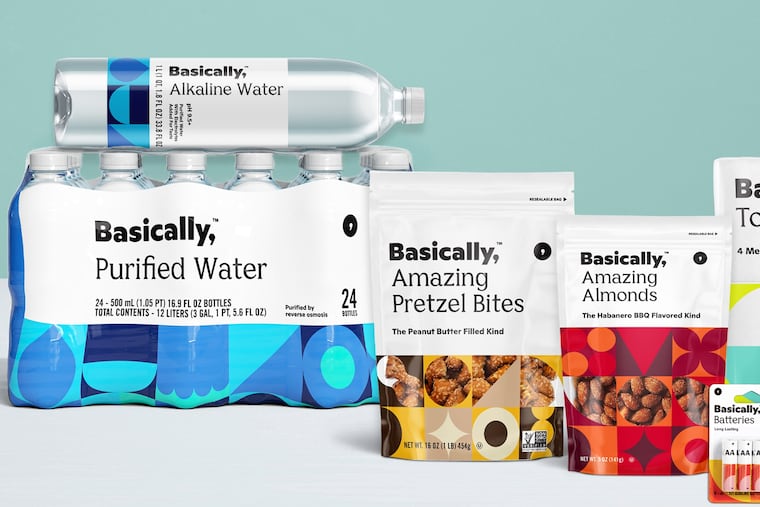 Gopuff has launched its own line of private label "Basically," products.