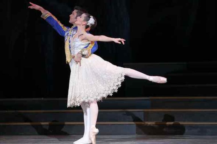 Principal dancers Martha Chamberlain and Sergio Torrado.