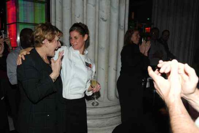 Jennifer Carroll, chef at 10 Arts, is joined at the Ritz-Carlton by her mother, Joan, after Carroll's TV exit was announced. (See "Going out on 'Top.' ")