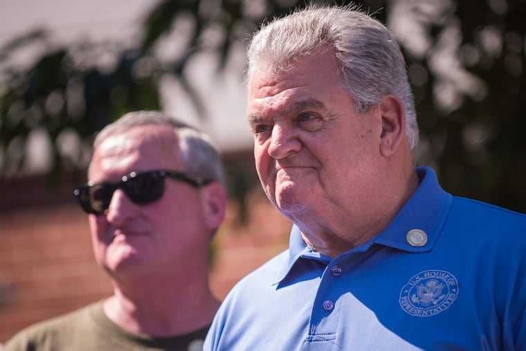 U.S. Rep. Bob Brady (D., Phila.) attends the Odunde Festival with Mayor Kenney on June 11.