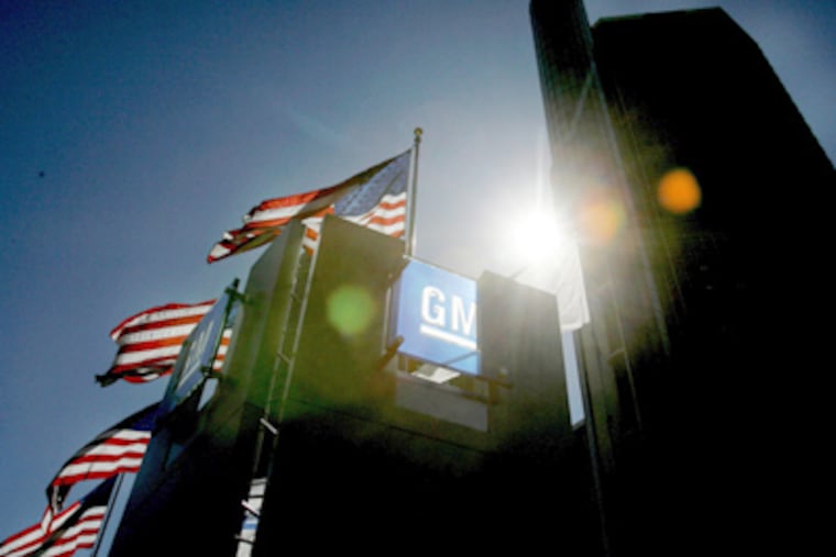 General Motors' world headquarters, located in Detroit, may well have gone dark without the federal bailout, which also benefited Chrysler. (Carlos Osorio / AP File Photo)