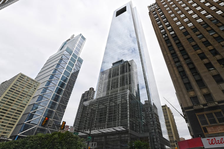 Comcast Center and Comcast Technology Center, left, are shown in Center City Philadelphia. Sunday, June 3, 2018.
