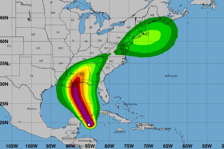 Nate’s wind potential.