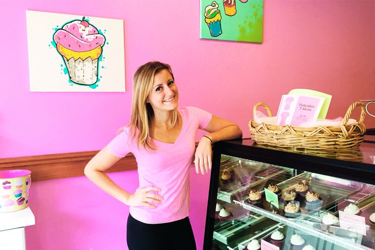 Pam Kingsland, owner of Pamcakes, says business was awful at the cupcake and coffee shop she owns near Rittenhouse Square. Friday was the slowest on record, Saturday was "incredibly slow," and she wishes she had just stayed closed.