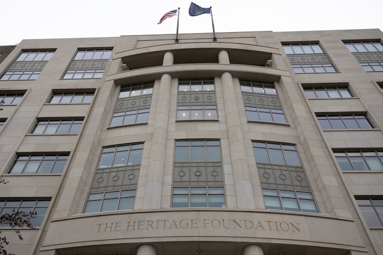 More than a dozen staffers walked out of jobs at the Heritage Foundation.
