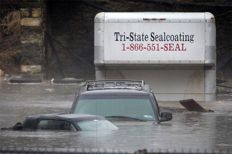 Philadelphia Water Department, Fire and Police were called to major water main break at intersection of Frankford Ave and Torresdale on Monday morning December 23, 2013.